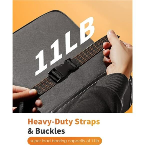 Waterproof Car Trash Can with Lid Leakproof Bin Storage Pockets Auto Organizer - Picture 5 of 7